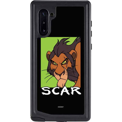 Disney Villains Scar Galaxy Note 10 Waterproof Case