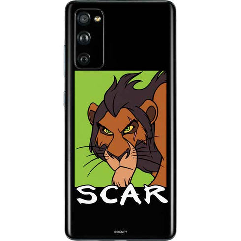 Disney Villains Scar Galaxy S20 Fan Edition Skin