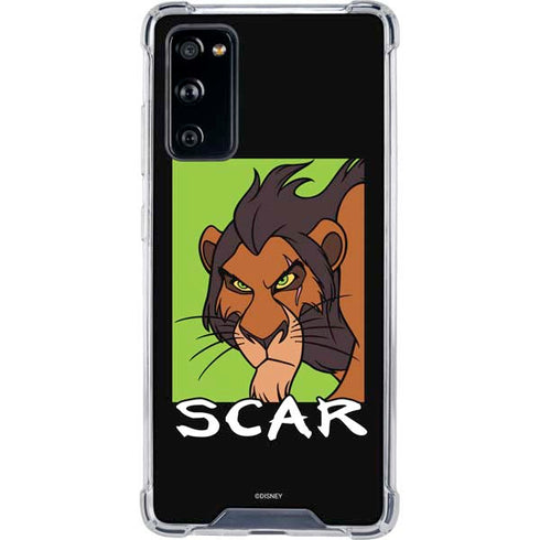 Disney Villains Scar Galaxy S20 FE Clear Case