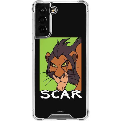 Disney Villains Scar Galaxy S21 FE Clear Case