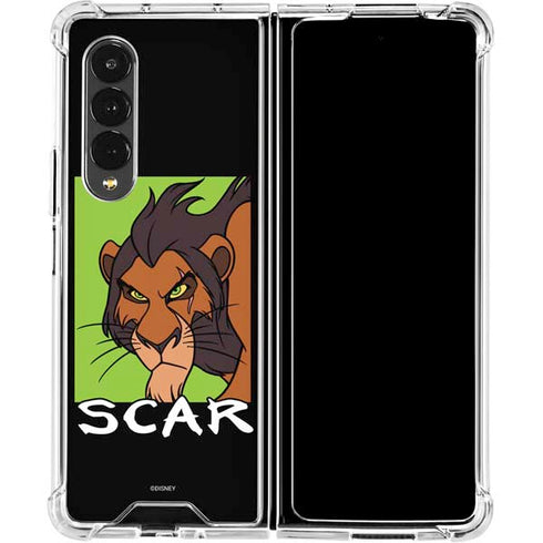Disney Villains Scar Galaxy Z Fold4 5G Clear Case