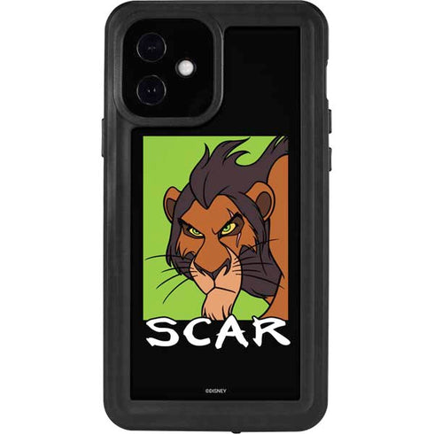 Disney Villains Scar iPhone 12 Waterproof Case