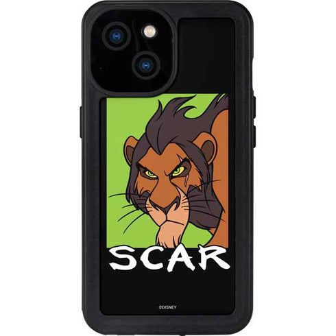Disney Villains Scar iPhone 13 Mini Waterproof Case