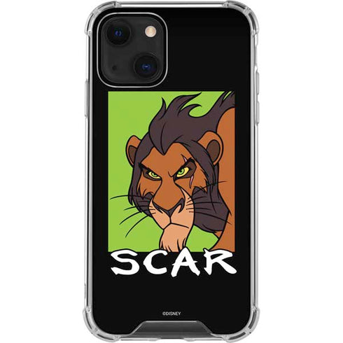 Disney Villains Scar iPhone 14 Plus Clear Case