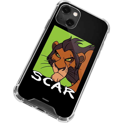Disney Villains Scar iPhone 14 Plus Clear Case