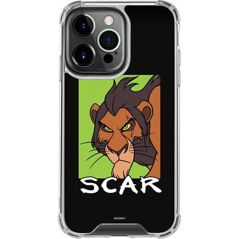 Disney Villains Scar iPhone 15 Pro Clear Case