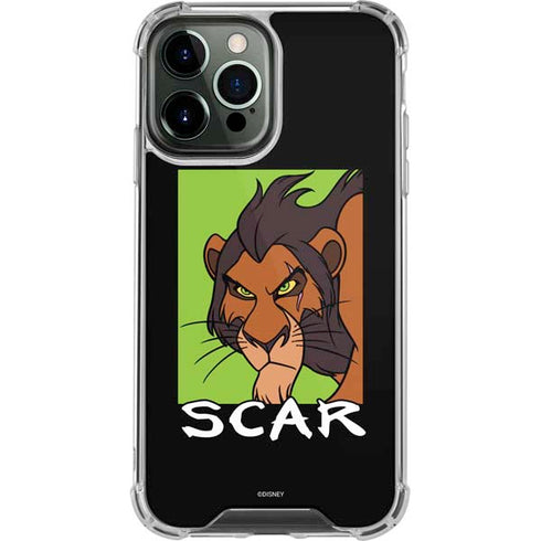 Disney Villains Scar iPhone 15 Pro Max Clear Case