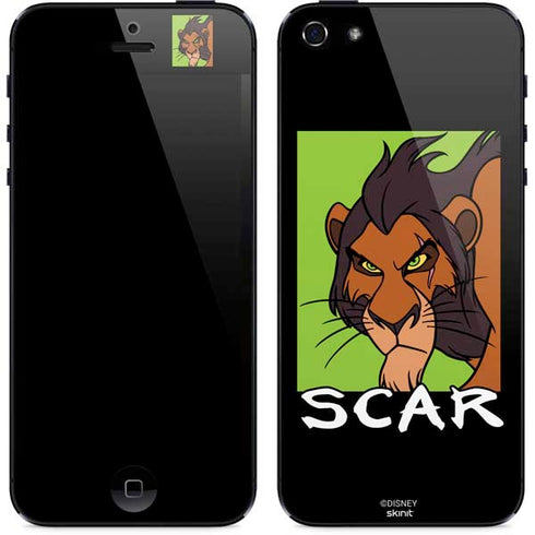 Disney Villains Scar iPhone 5/5s/5SE Skin
