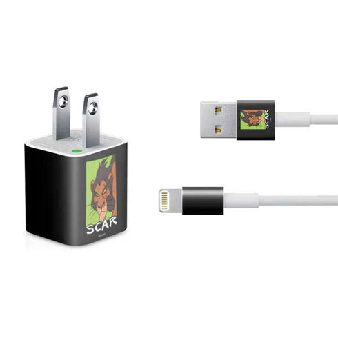 Disney Villains Scar iPhone Charger (5W USB) Skin