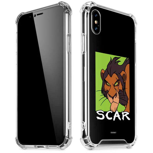 Disney Villains Scar iPhone XS Max Clear Case
