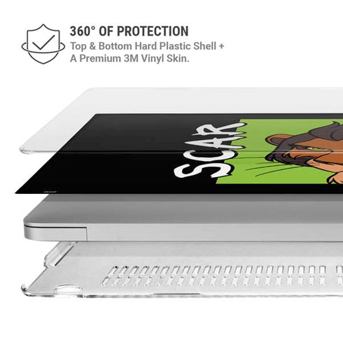 Disney Villains Scar MacBook Pro 13in (2020) Case plus Skin