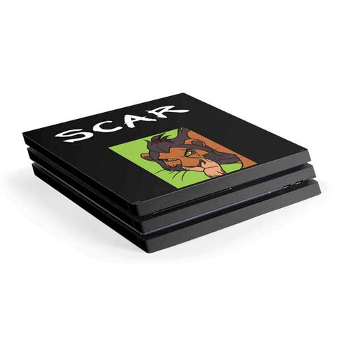 Disney Villains Scar PS4 Pro Console Skin
