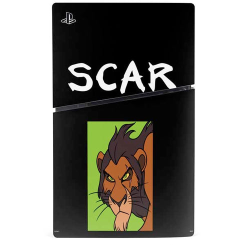 Disney Villains Scar PS5 Slim Disk Console Skin