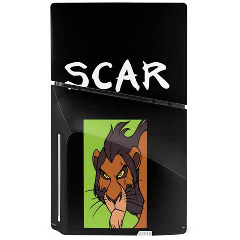 Disney Villains Scar PS5 Slim Disk Console Skin