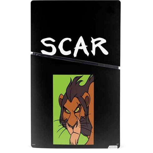 Disney Villains Scar PS5 Slim Digital Edition Console Skin