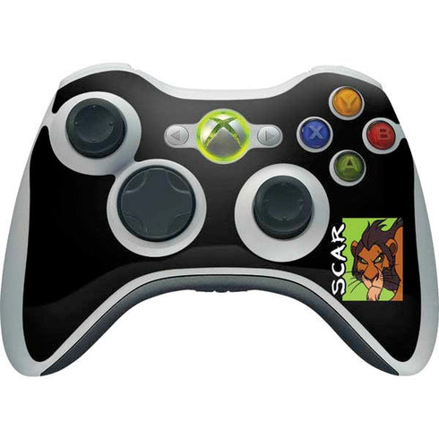 Disney Villains Scar Xbox 360 Wireless Controller Skin