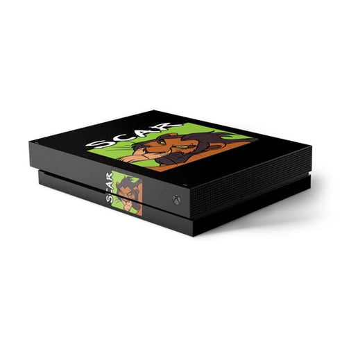 Disney Villains Scar Xbox One X Console Skin