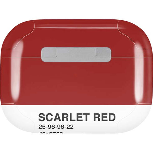 Scarlet Red AirPods Pro 2nd Gen Skin