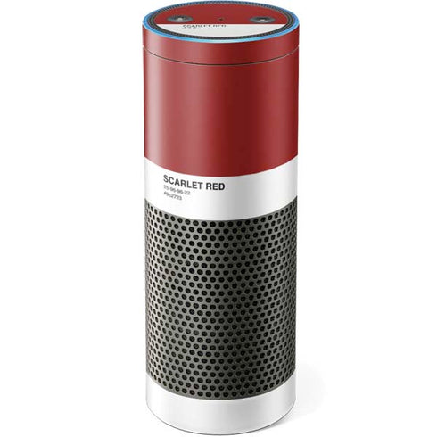 Scarlet Red Amazon Echo Skin