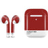 Scarlet Red Apple AirPods 2 Skin
