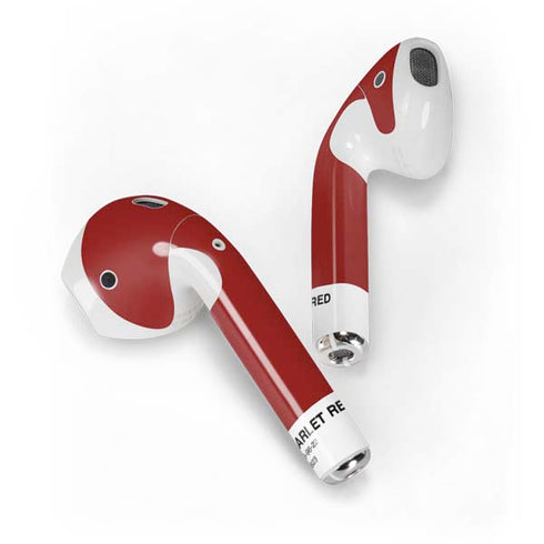 Scarlet Red Apple AirPods 2 Skin