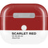 Scarlet Red Apple AirPods (3rd Gen 2021) Skin