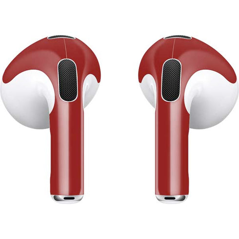 Scarlet Red Apple AirPods (3rd Gen 2021) Skin