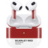 Scarlet Red Apple AirPods (3rd Gen 2021) Skin
