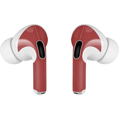 Scarlet Red Apple AirPods Pro Skin