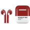Scarlet Red Apple AirPods Skin