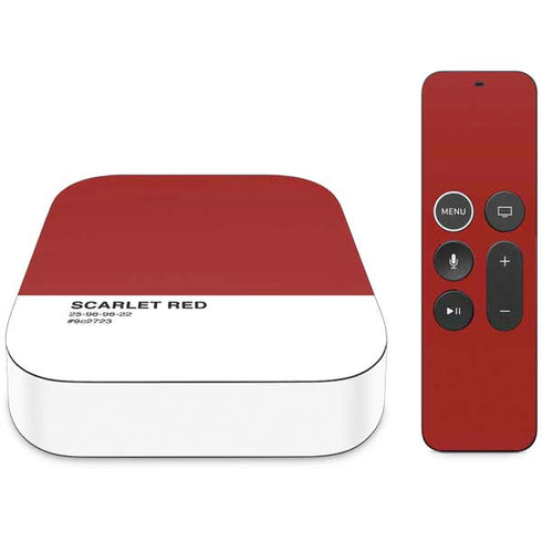 Scarlet Red Apple TV Skin