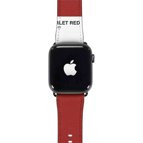 Scarlet Red Apple Watch Band 42-44mm