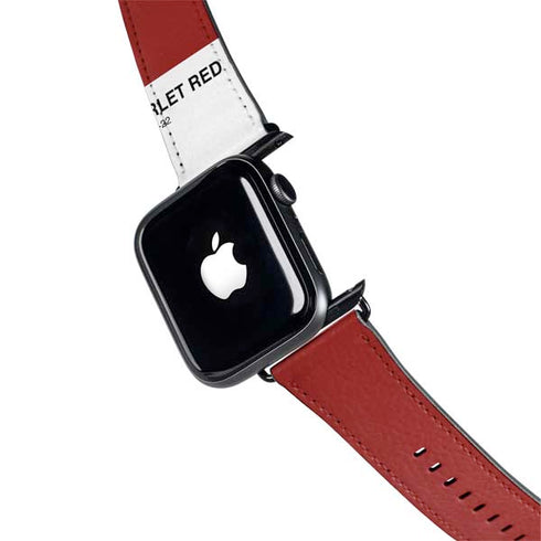 Scarlet Red Apple Watch Band 42-44mm