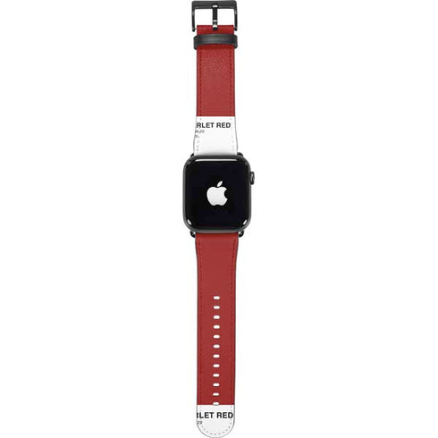 Scarlet Red Apple Watch Band 42-44mm