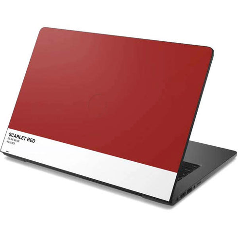 Scarlet Red Dell Chromebook Skin