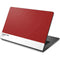Scarlet Red Dell Chromebook Skin