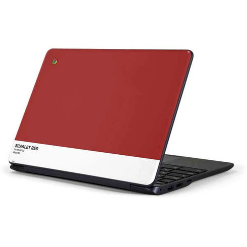 Scarlet Red Samsung Chromebook Skin