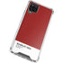Scarlet Red Galaxy A12 Clear Case
