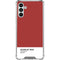 Scarlet Red Galaxy A13 5G Clear Case