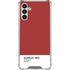 Scarlet Red Galaxy A13 5G Clear Case