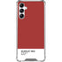 Scarlet Red Galaxy A14 5G Clear Case