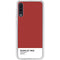 Scarlet Red Galaxy A50 Clear Case