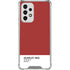 Scarlet Red Galaxy A53 5G Clear Case