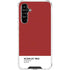 Scarlet Red Galaxy A54 5G Clear Case