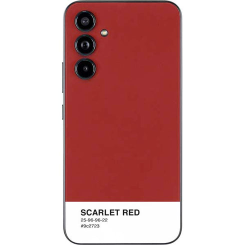 Scarlet Red Galaxy A54 5G Skin