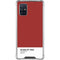 Scarlet Red Galaxy A71 5G Clear Case