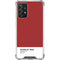 Scarlet Red Galaxy A72 5G Clear Case