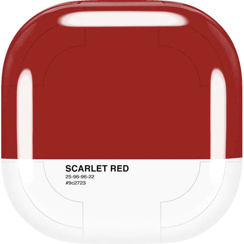 Scarlet Red Galaxy Buds Live Skin