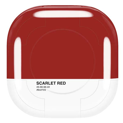 Scarlet Red Galaxy Buds Live Skin