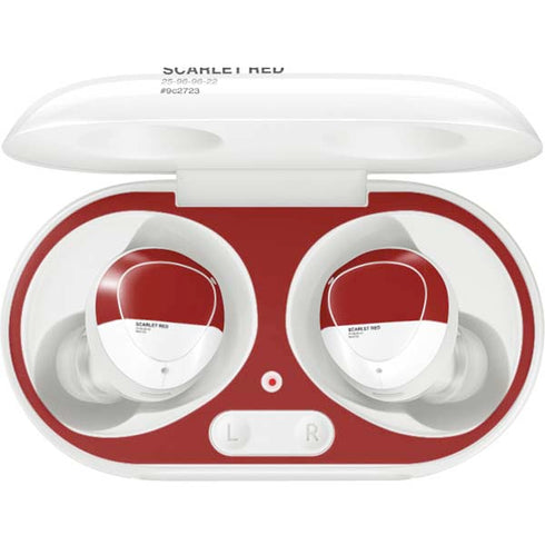 Scarlet Red Galaxy Buds Plus Skin